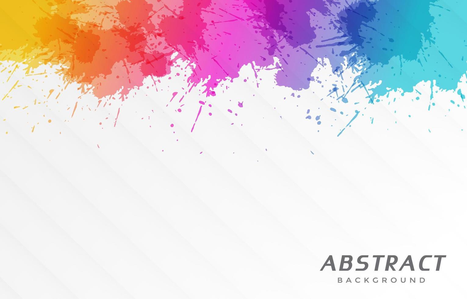 colorful splash abstract background design vector