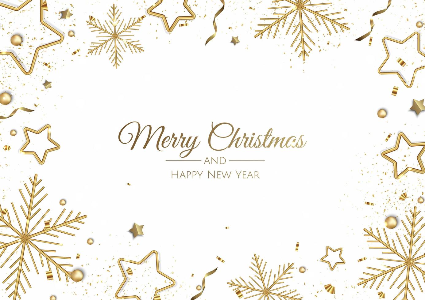 Merry Christmas sale banner template. Greeting card, banner, poster, header for website vector