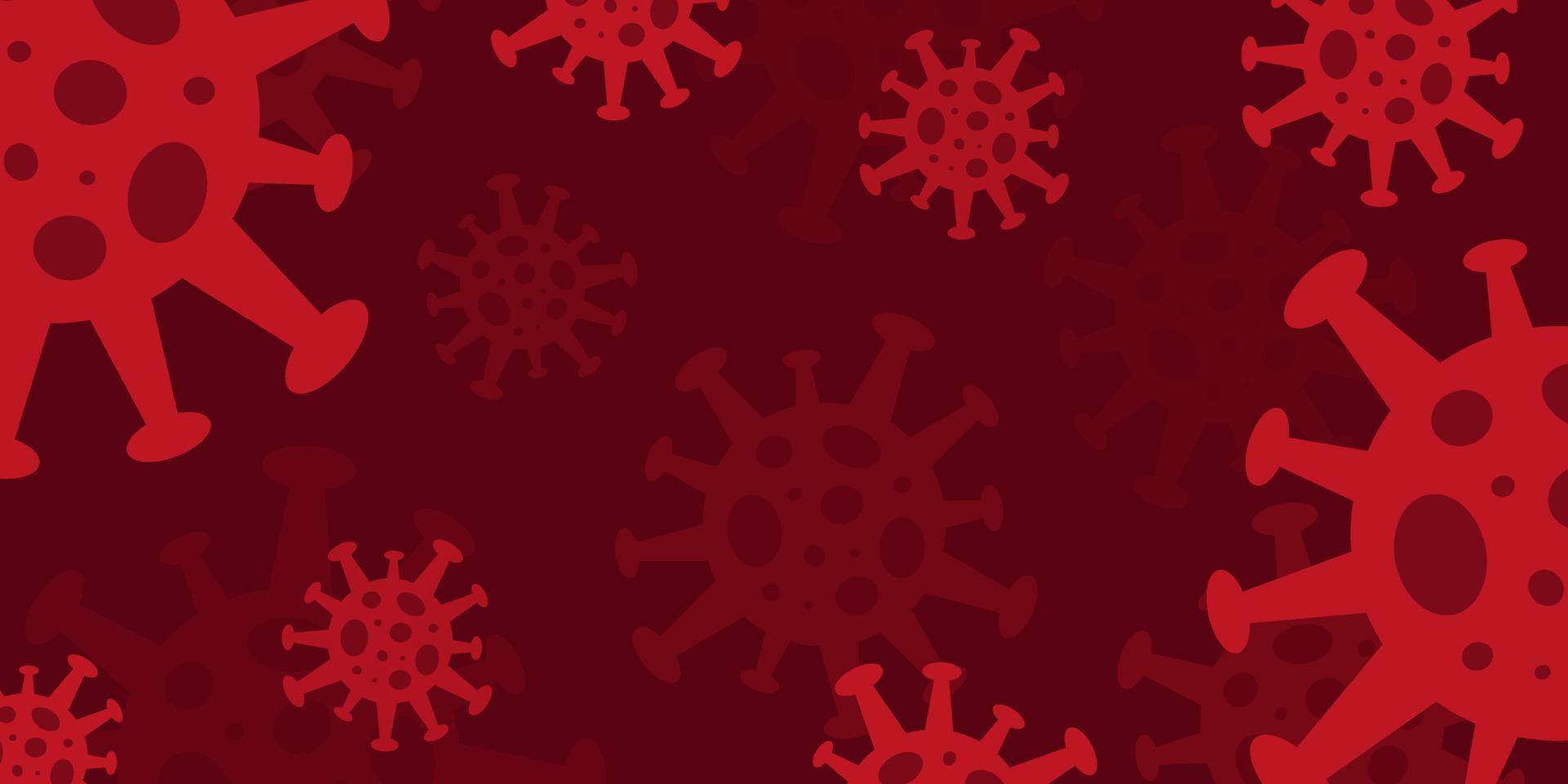 Coronavirus danger and public health risk disease and flu outbreak or coronaviruses influenza background as dangerous viral strain case as a pandemic medical concept vector