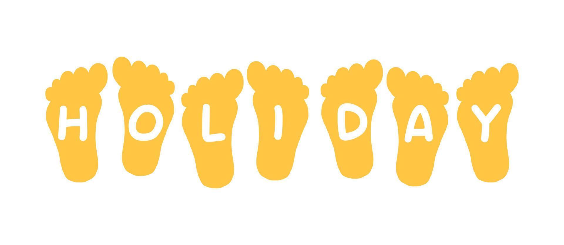 Vector drawn summer icons. Vector.