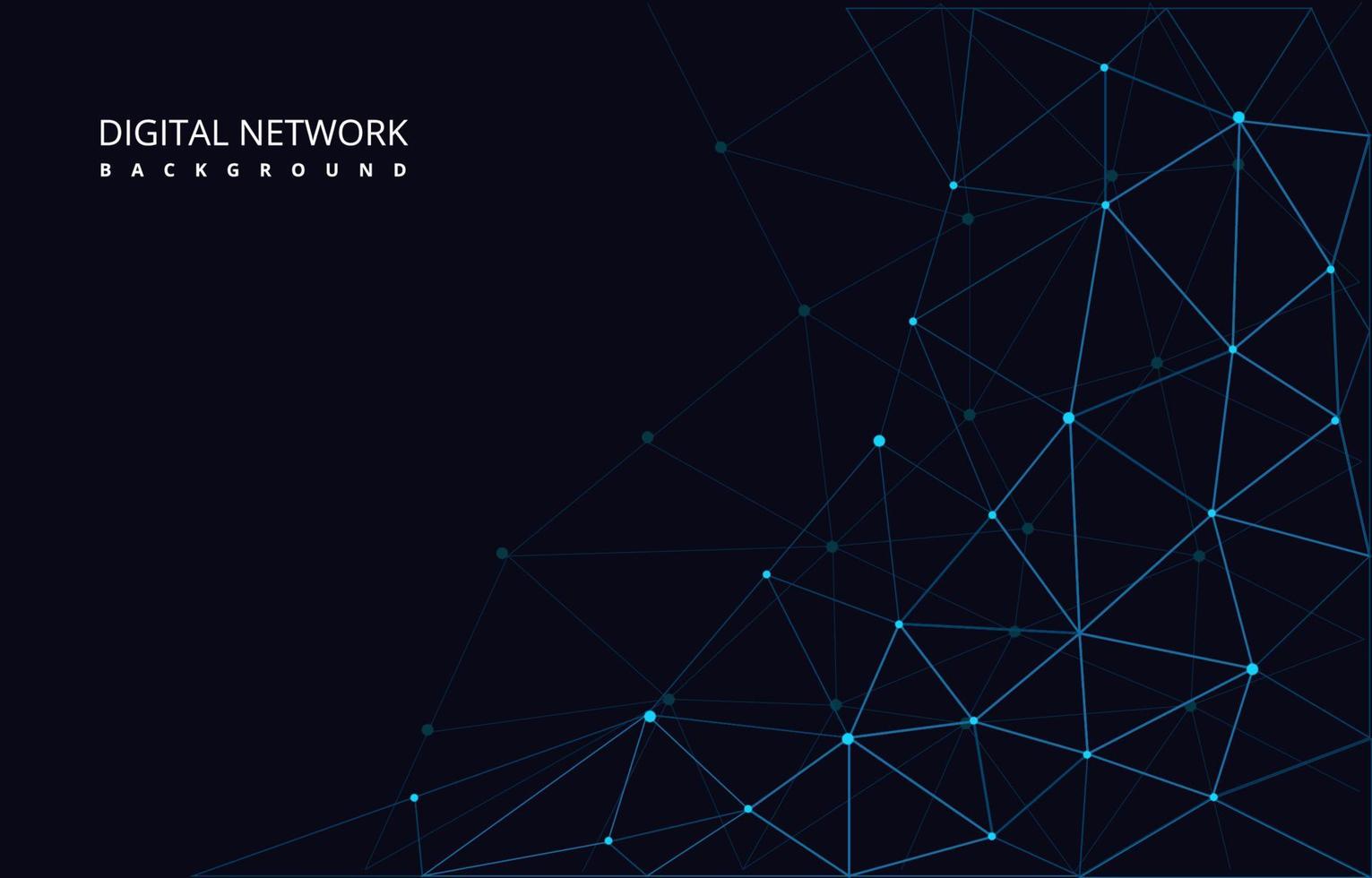 Advanced Digital Network Connection Internet Computer Technology Background vector