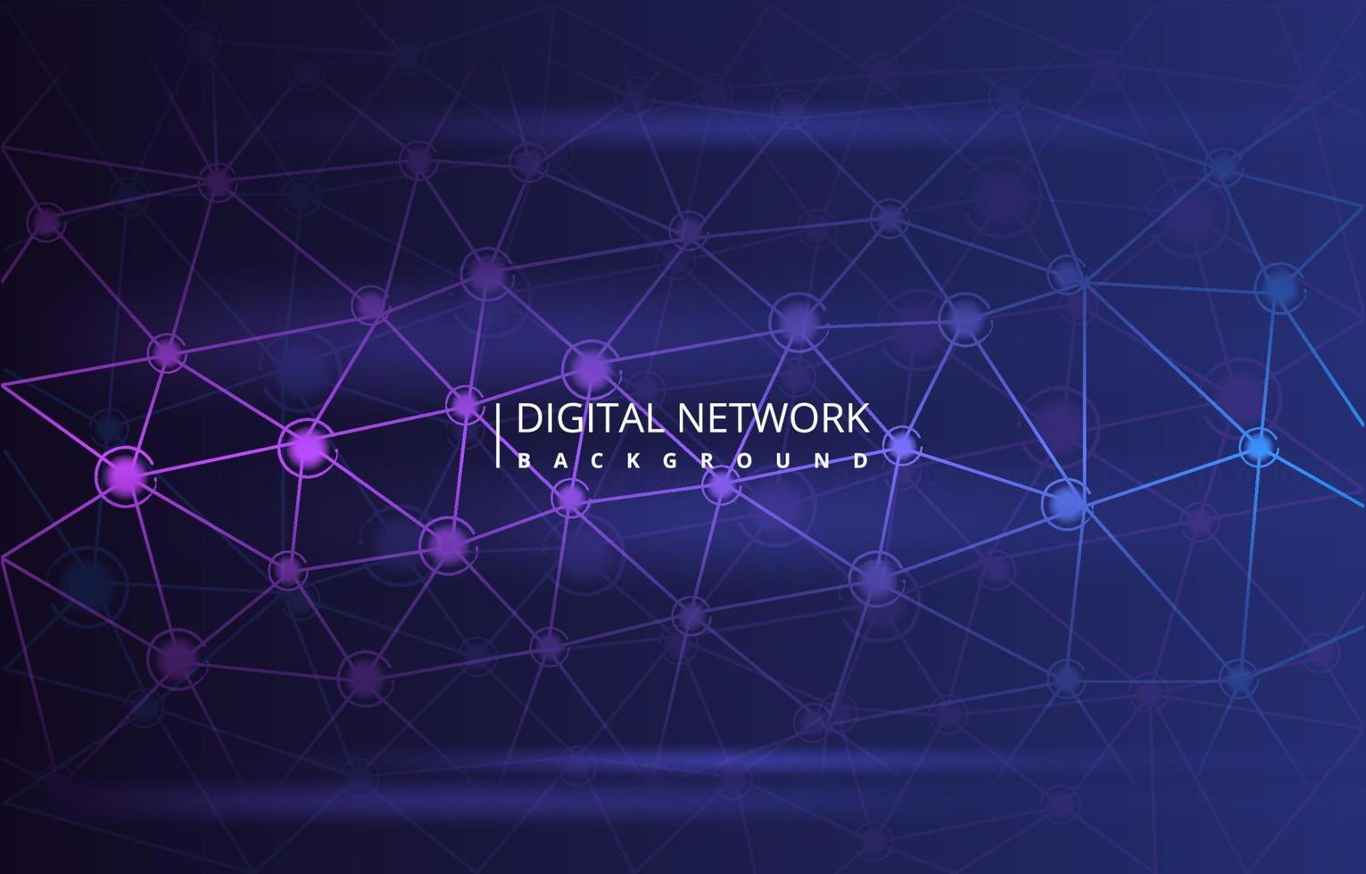 Advanced Digital Network Connection Internet Computer Technology Background vector