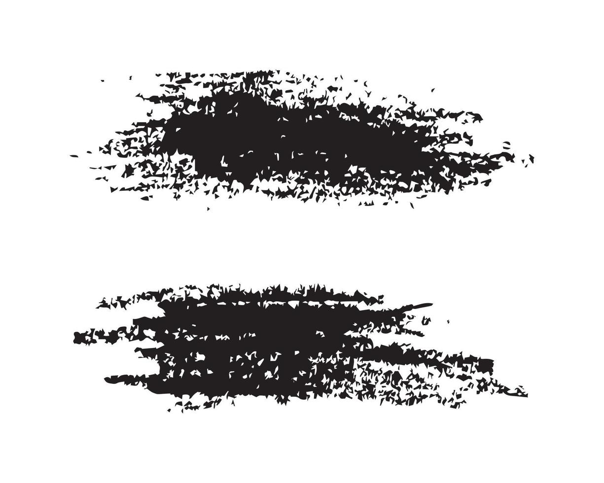 textura de tiza garabatos en un fondo blanco. elementos gráficos para superposiciones de fotos y pinceles vectoriales vector
