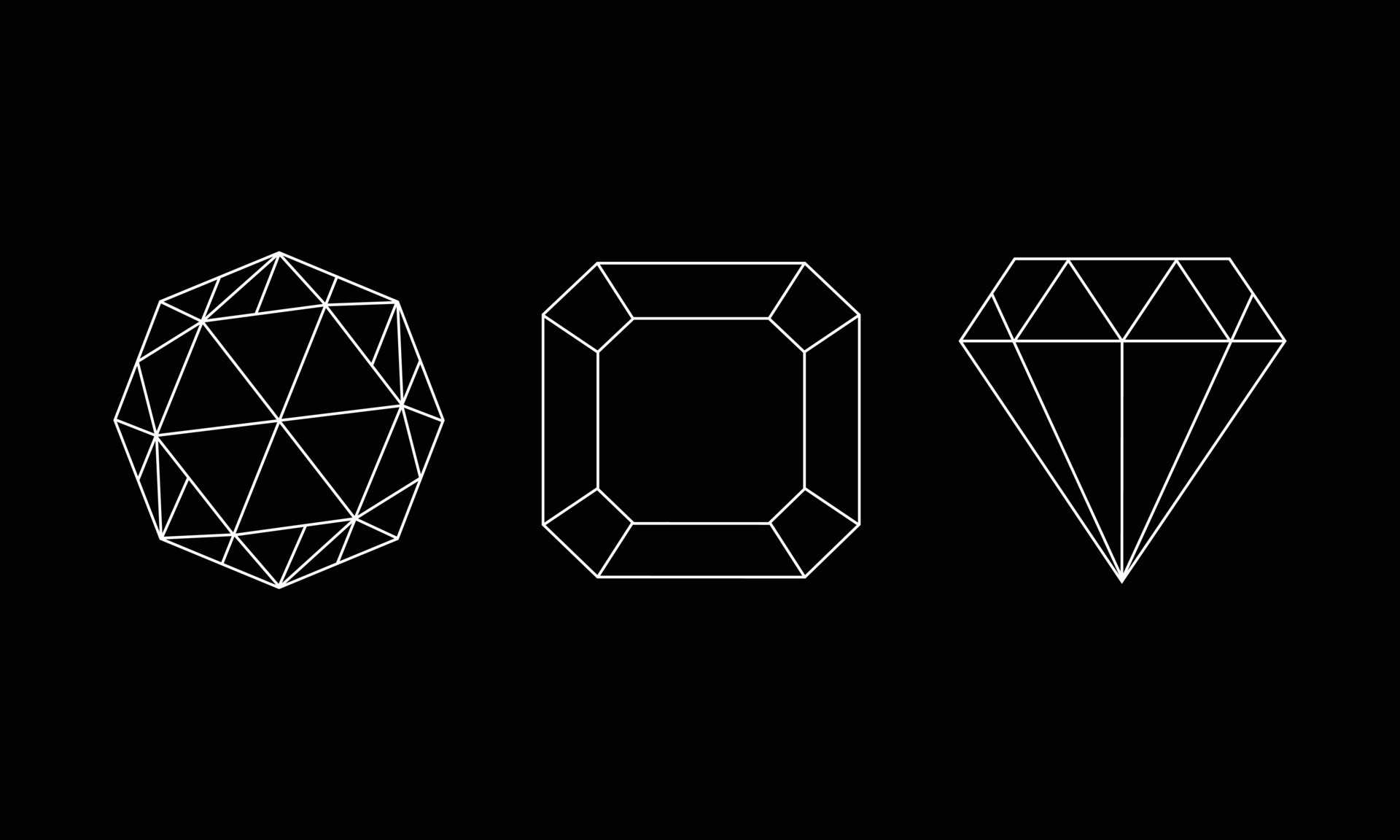 Diamond minimalist hot sale