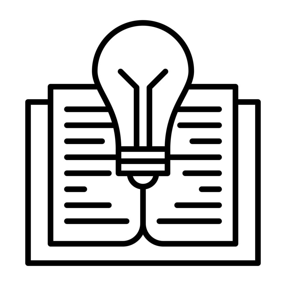 Knowledge Line Icon vector