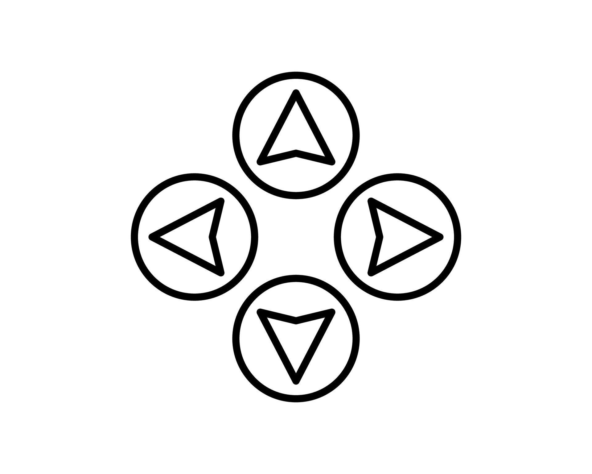 phone icon triangle with up and down arrows