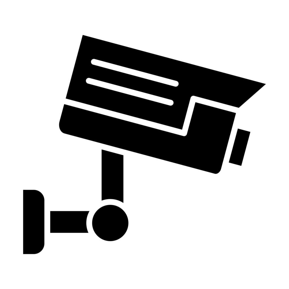 CCTV Glyph Icon vector