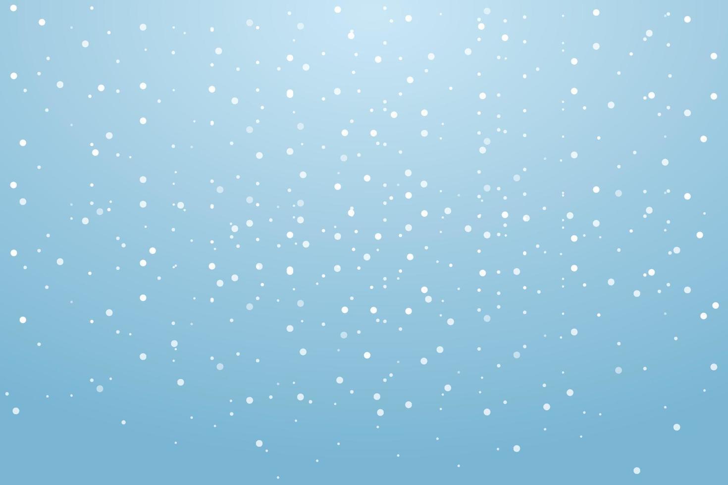 Christmas snow falling background vector