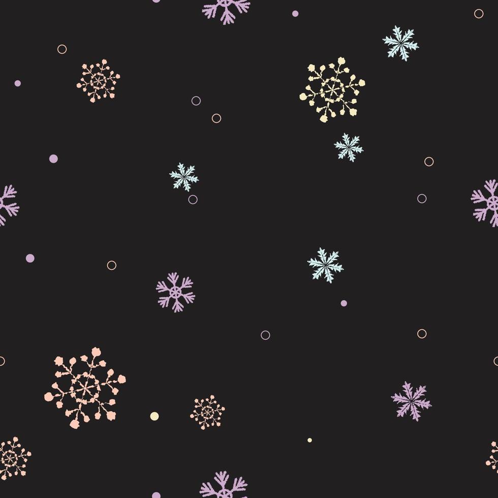 Seamless pattern background with christmas design vector
