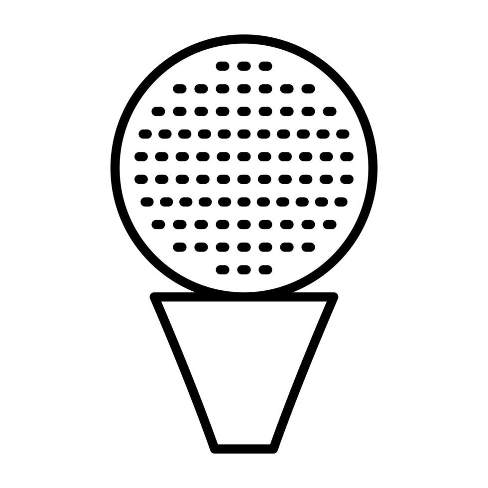 Golf Line Icon vector