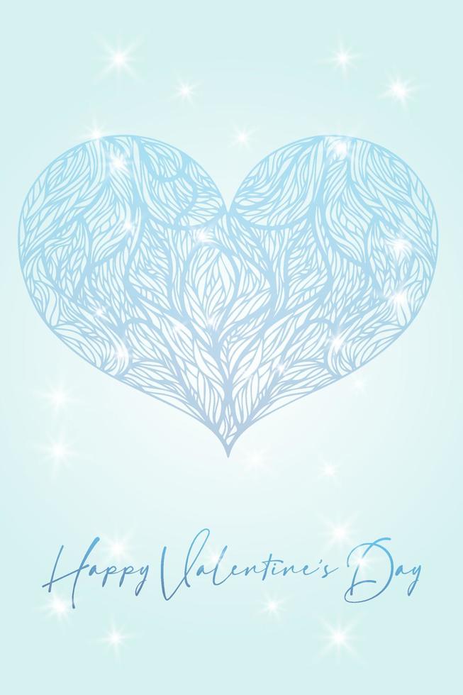 valentine's day greeting card banner invitation flyer brochure. pastel color delicate cute feminine style. heart shape and minimalist fashion lettering vector