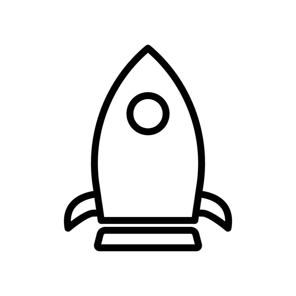 Jet icon. outline style icon. simple illustration. Editable stroke. Design template vector