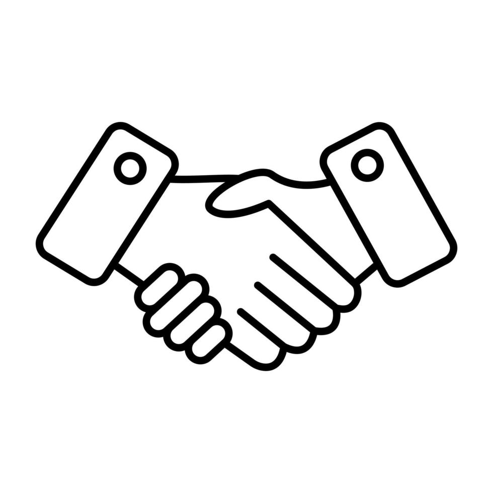 Partnership Line Icon vector