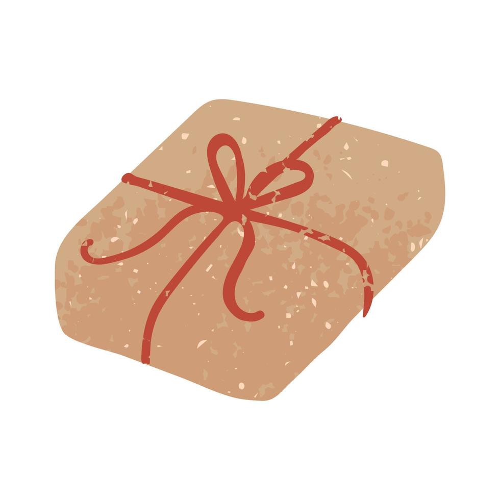 vector ilustración colorida de caja de regalo aislada sobre fondo whie. Úselo como elementos para el diseño de tarjetas de felicitación, carteles, tarjetas, diseño de papel de embalaje