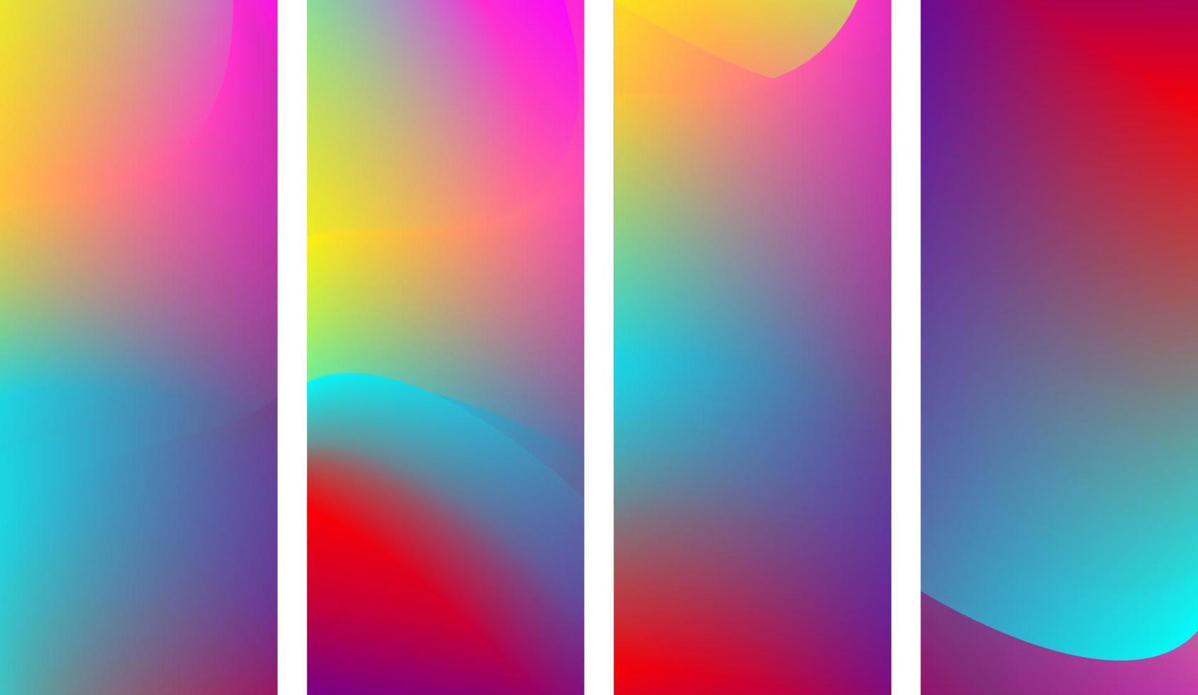 fondo abstracto con color suave. diseño de vector de pantalla moderna para aplicaciones móviles. degradado de color suave