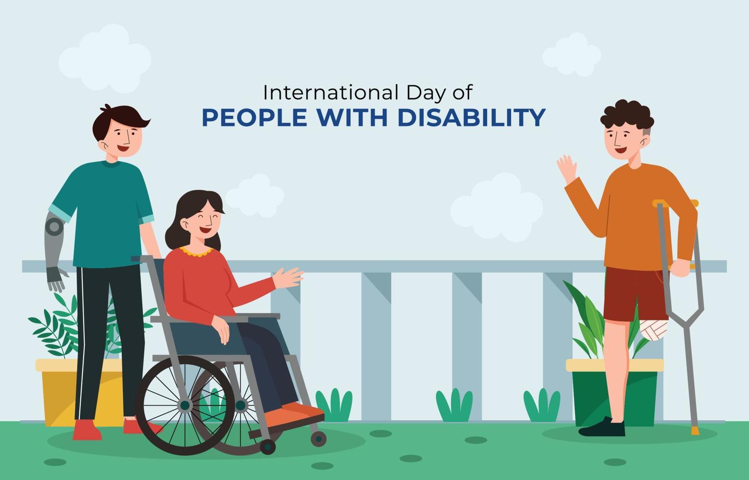 International Day Of People With Disabilities vector