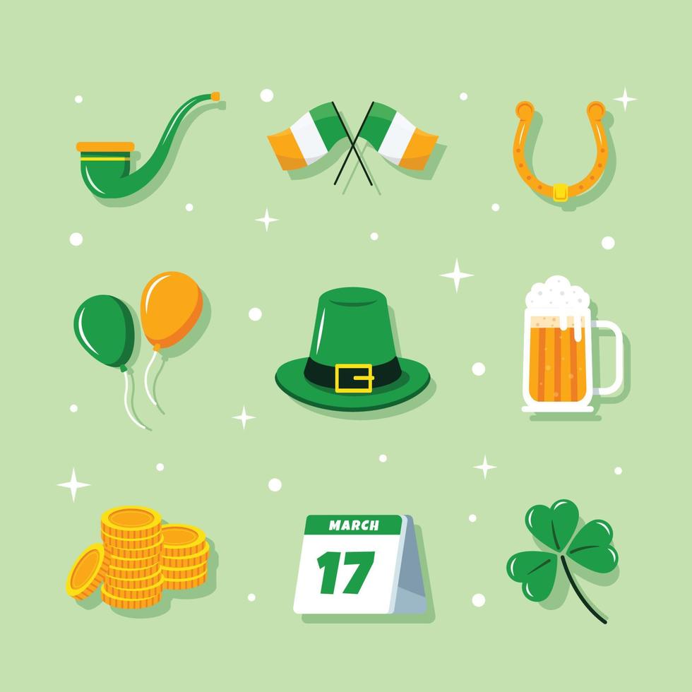 icono lindo del día de san patricio vector