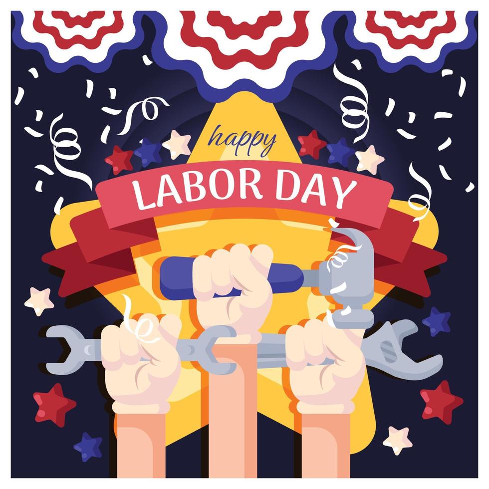 Labor Day Concept vector