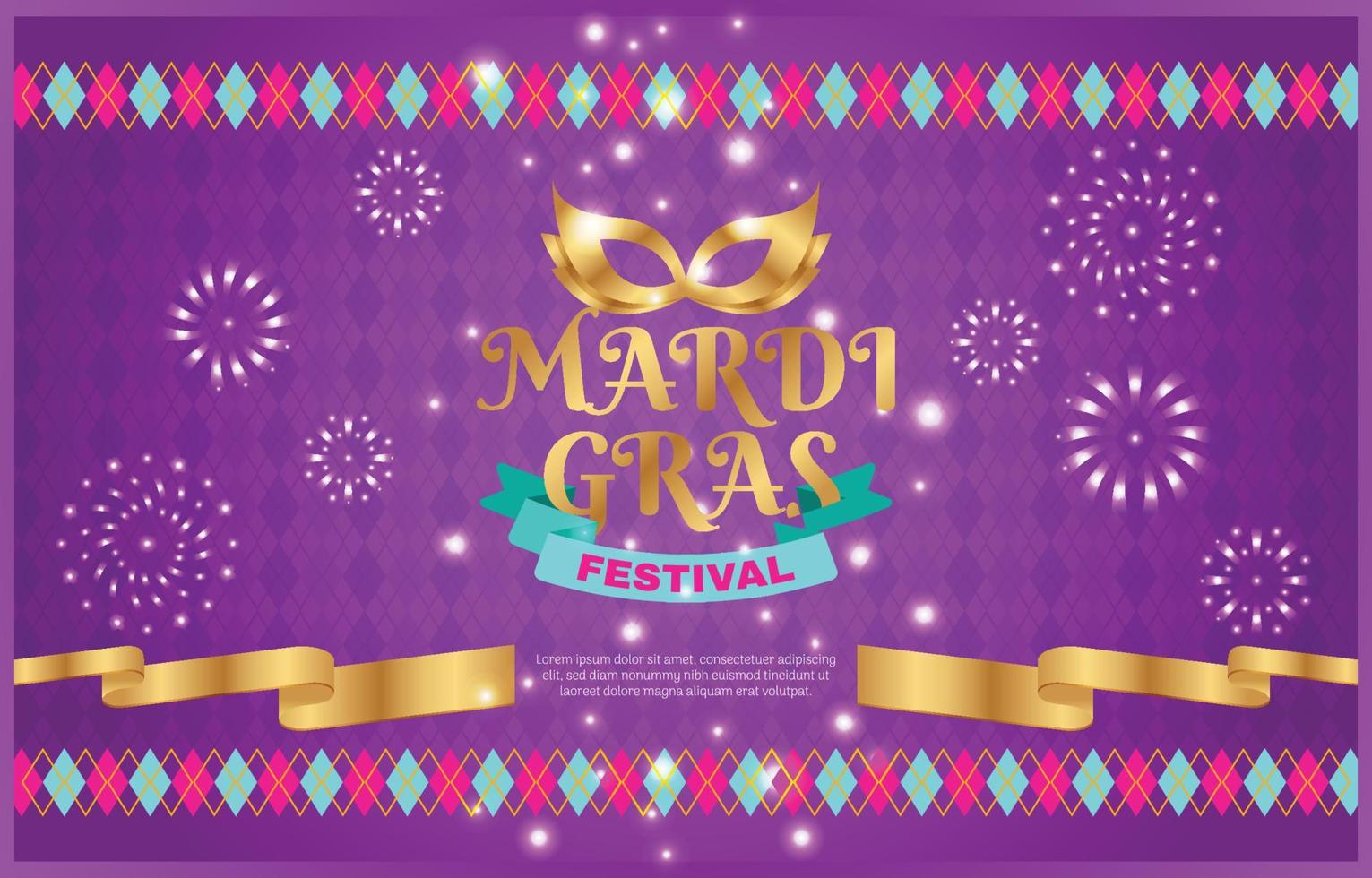 Mardi Gras Background vector