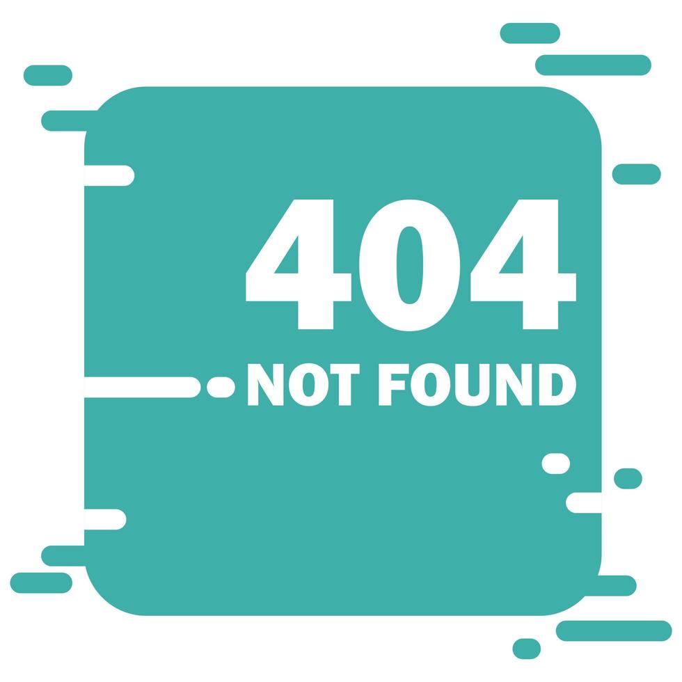 Error 404 page not found layout vector design. Website Modern creative concept