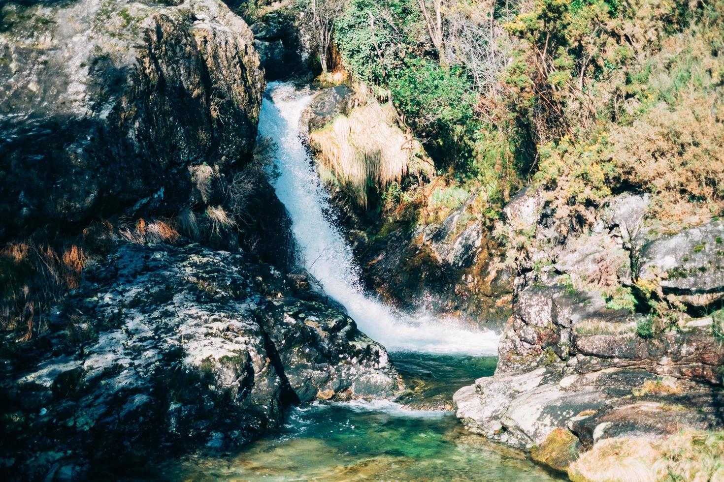 water fall nature photo