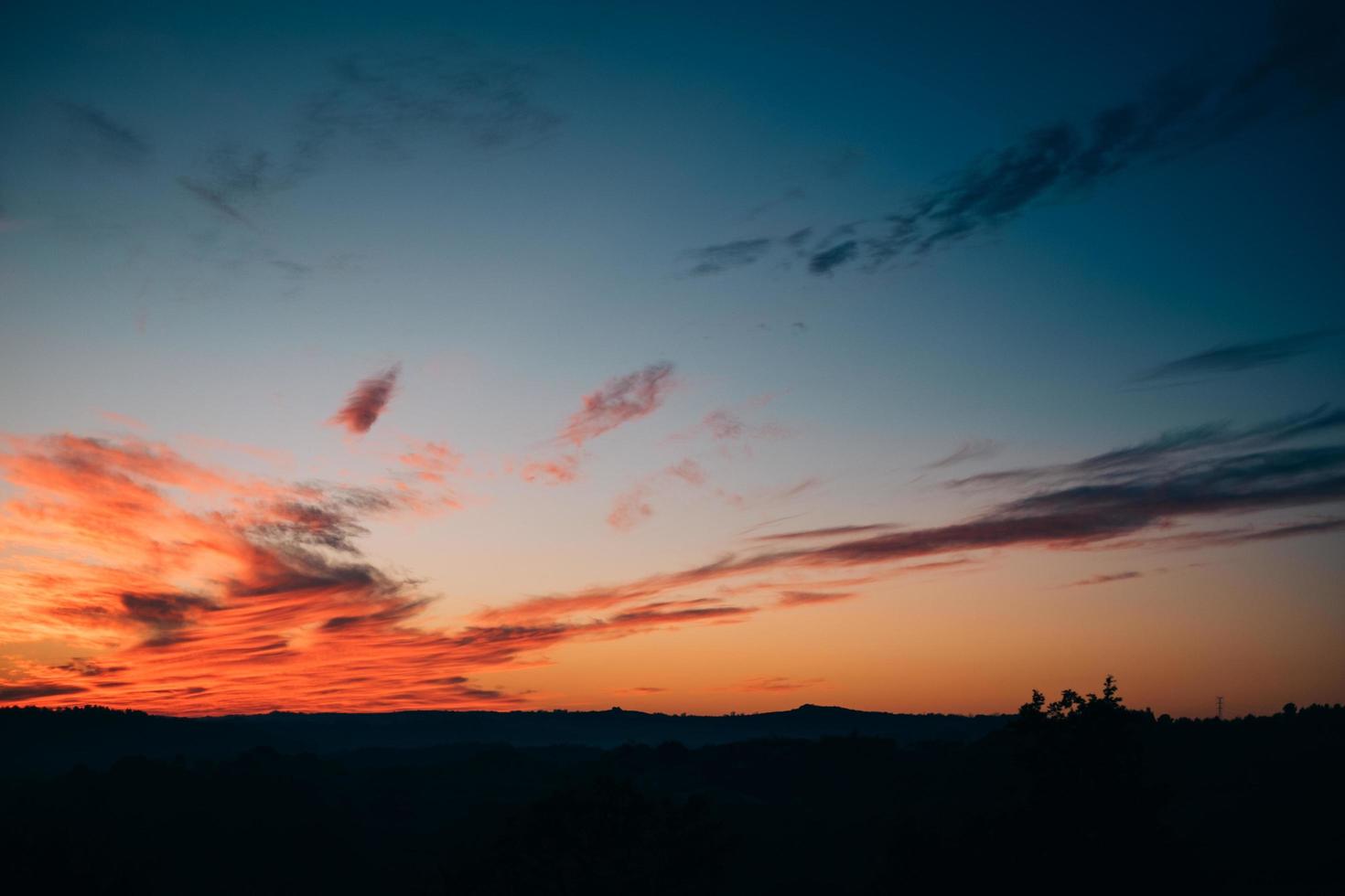 epic sunset sky photo