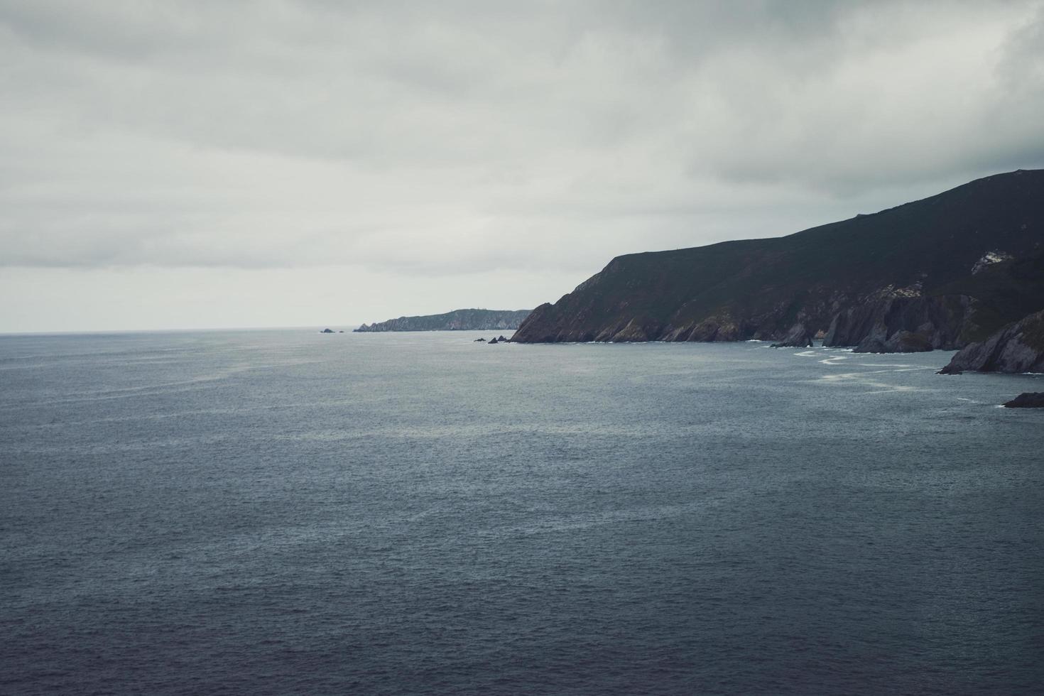 vista de la línea de la costa foto