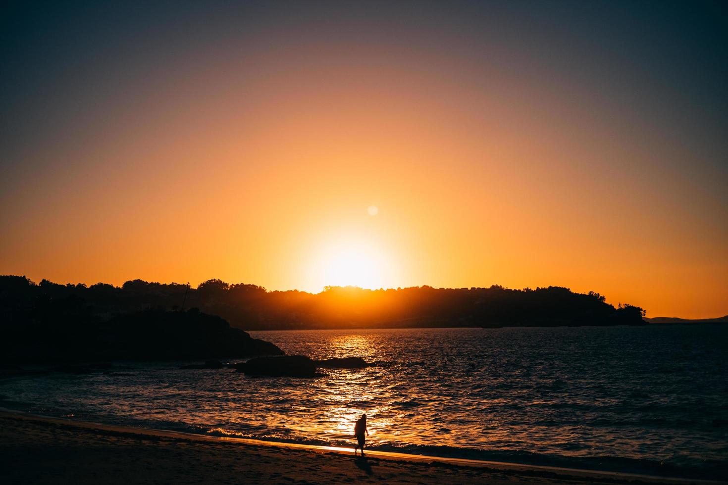 friends walking on the beach photo