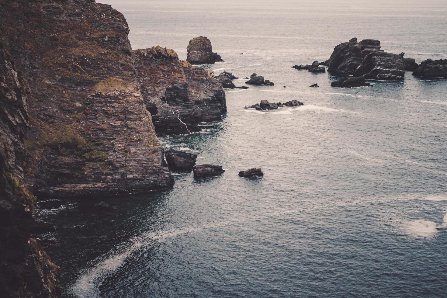 vista de la línea de la costa foto