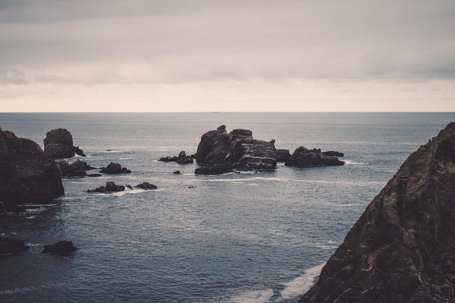 vista de la línea de la costa foto