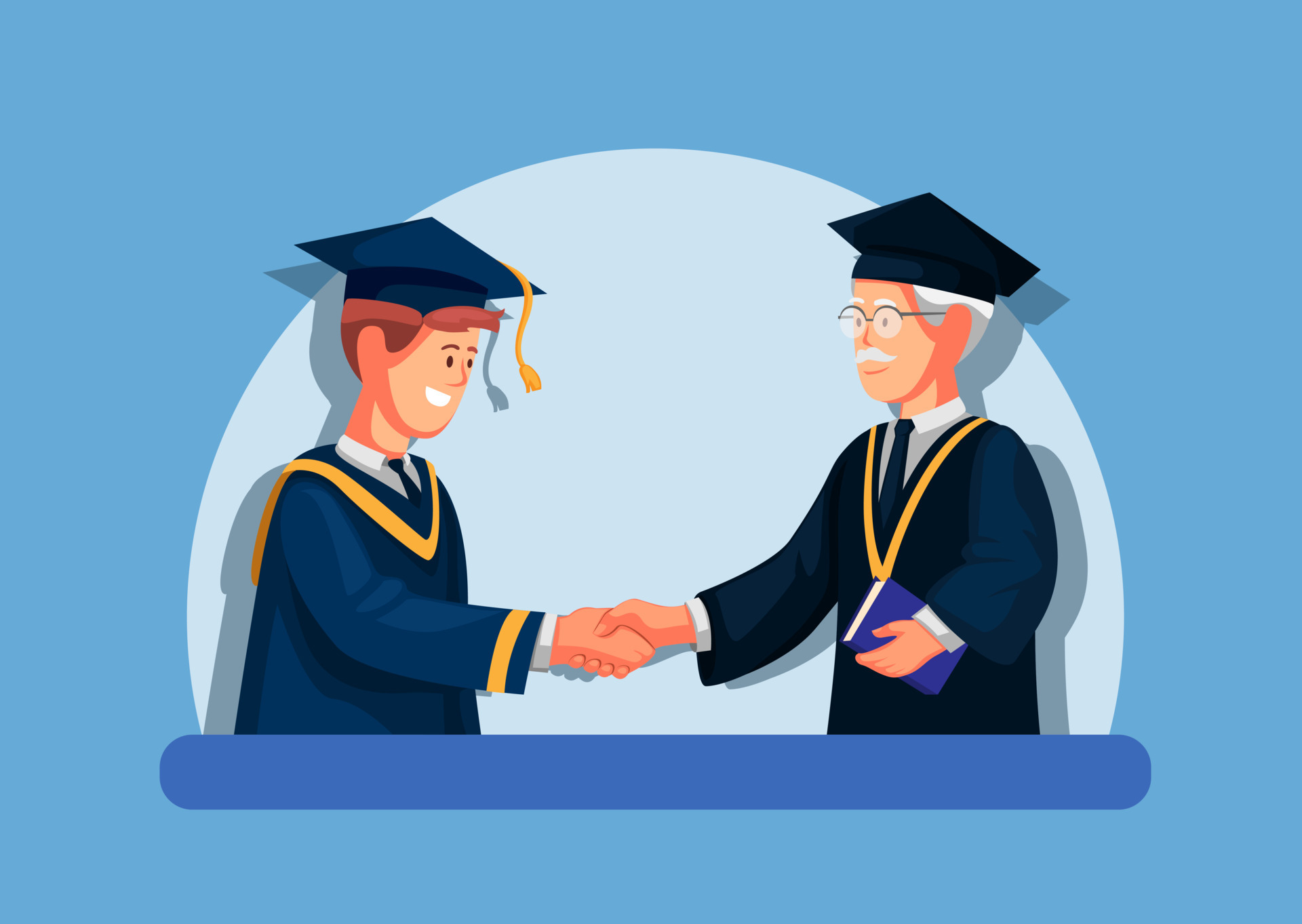 Student graduation in college academic concept in cartoon illustration vector 4596378 Vector Art at Vecteezy Student graduation in college academic concept in cartoon illustration vector 4596378 Vector Art at Vecteezy