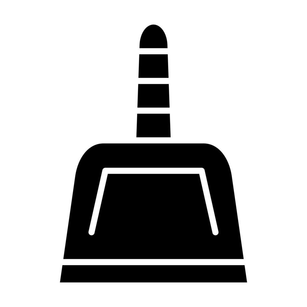 Dust Pan Glyph Icon vector