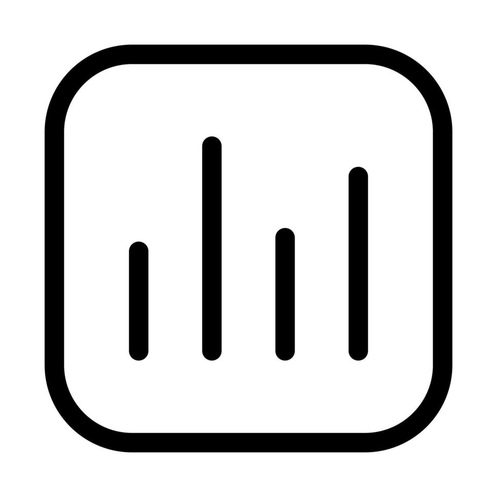 Graph Line Icon vector