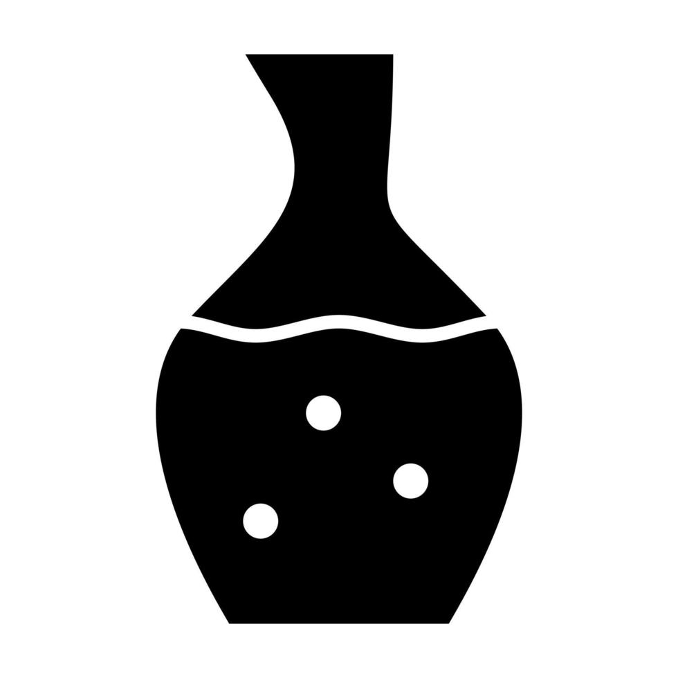 Decanter Glyph Icon vector