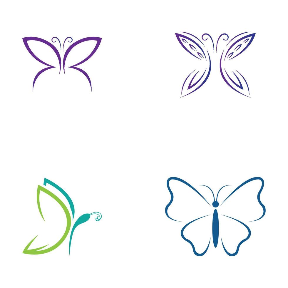 Beauty Butterfly icon design vector