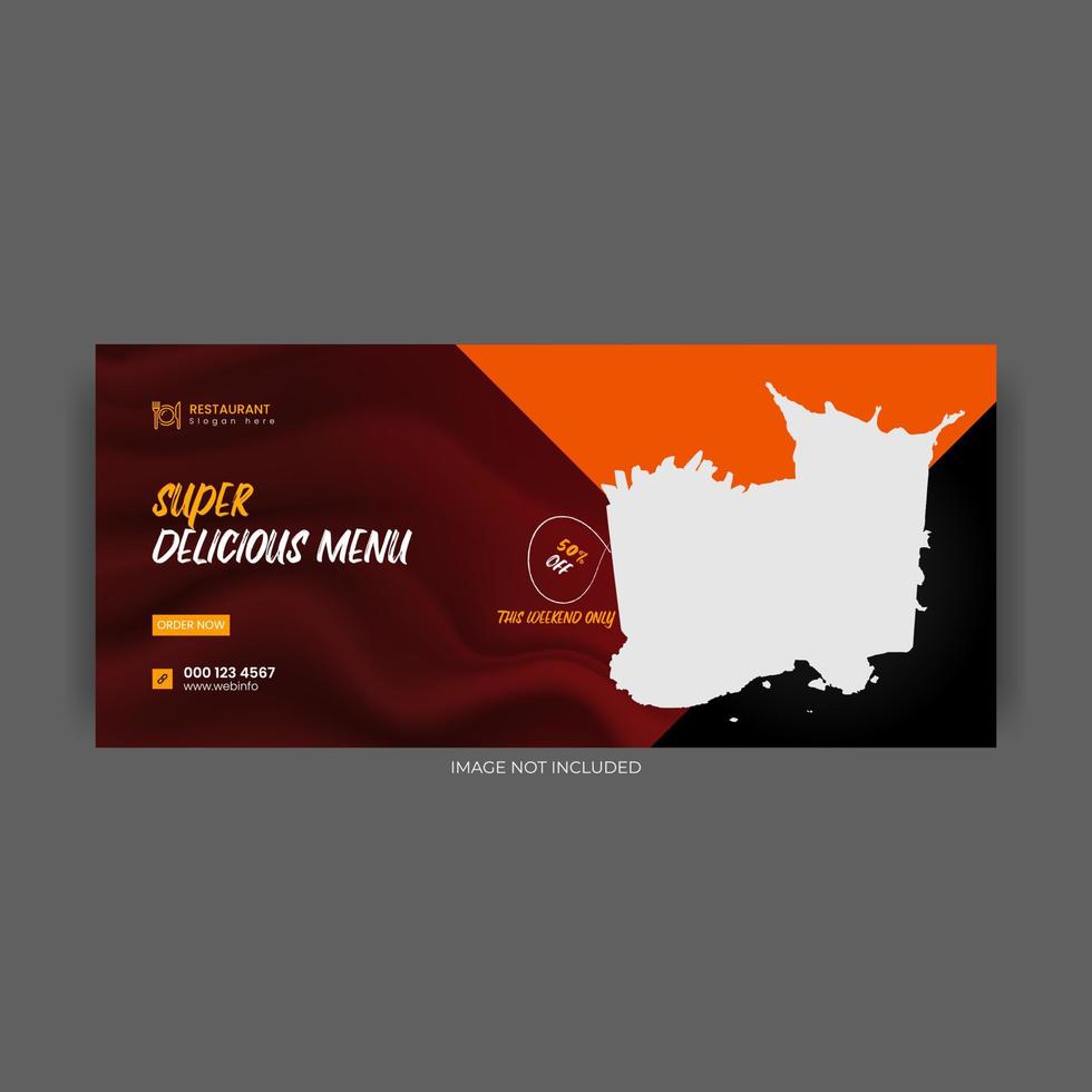 MODERN SOCIAL MEDIA POST AND WEB BANNER vector