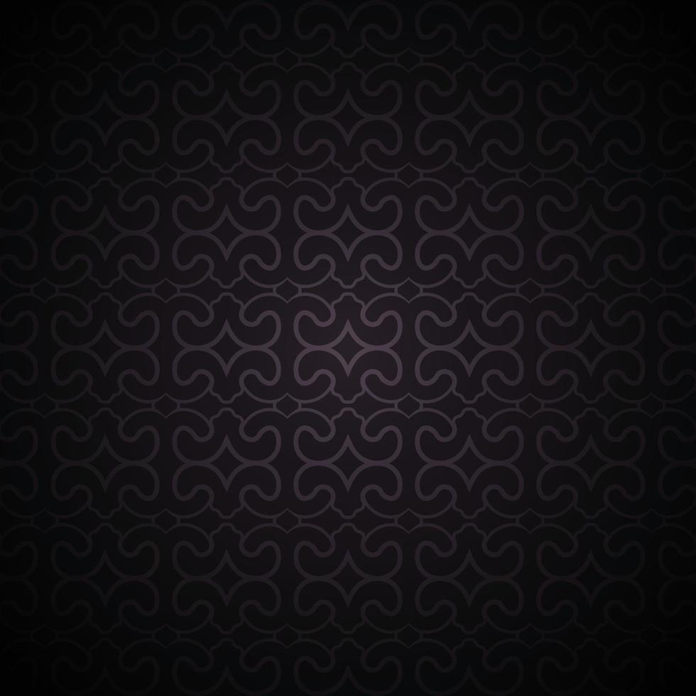 Elegant dark ornament pattern background vector