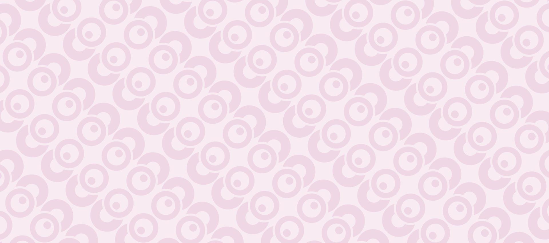 Vector geometric circle texture. Pink background.