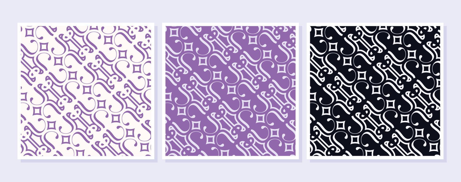 Collection of seamless ornamental ethnic patterns vector