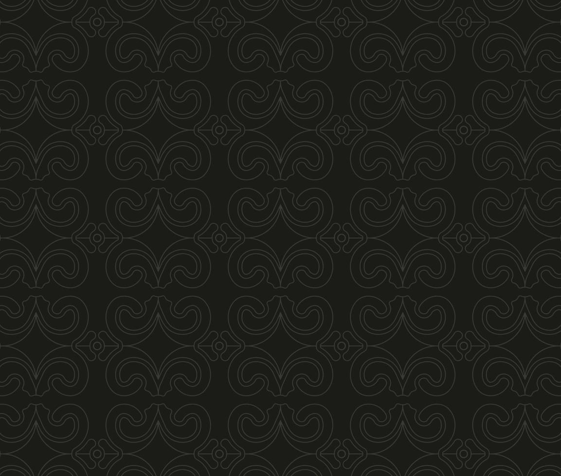 Elegant dark ornament pattern background vector