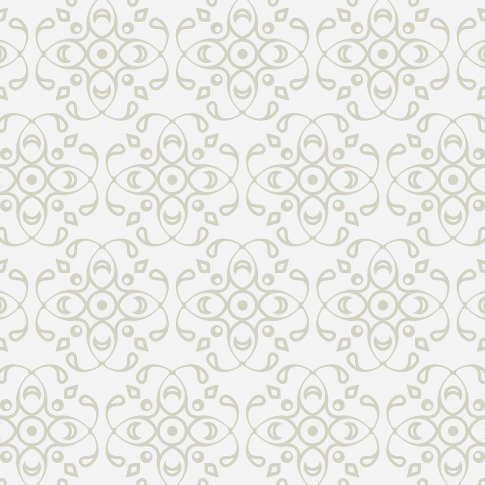 Seamless Pattern Geometric Line Ornament vector