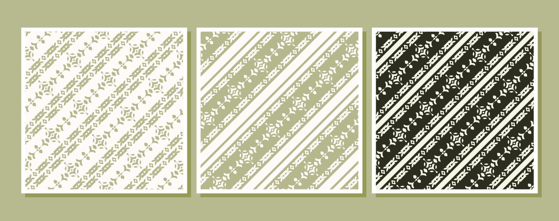 Collection of seamless ornamental ethnic patterns vector