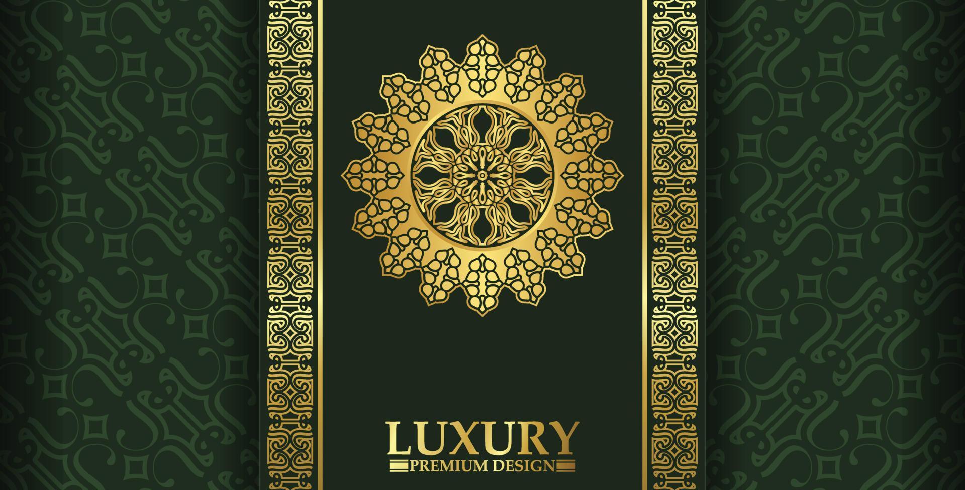 Luxury mandala background concept Design vector