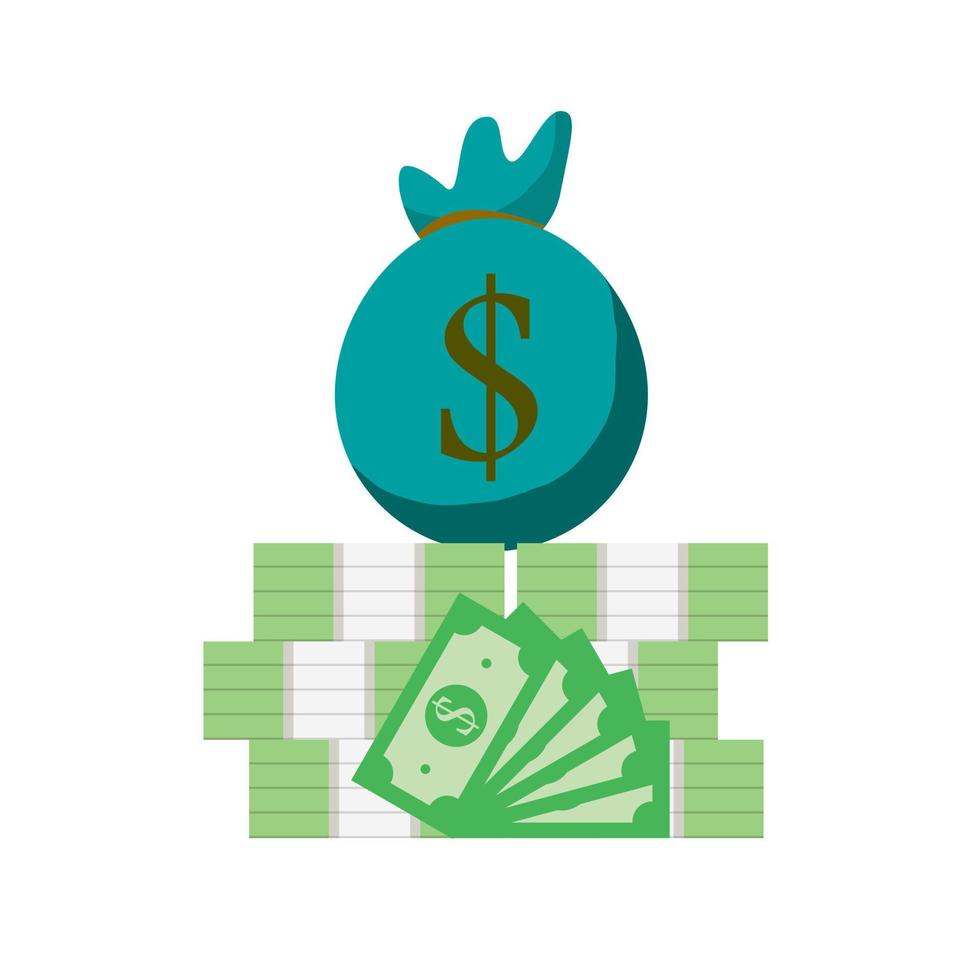 money logo icon vector illustration for investment sign