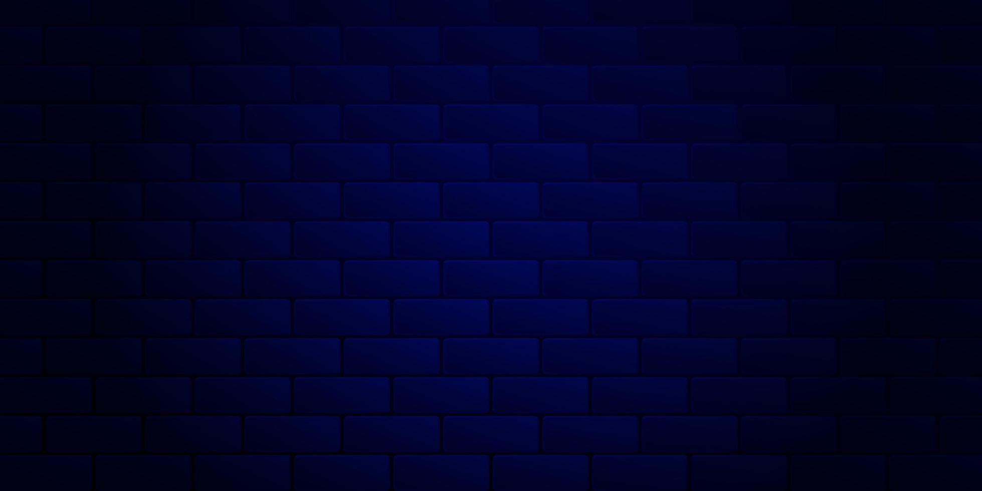 Fondo de pared de ladrillo azul con lugar para el texto. vector