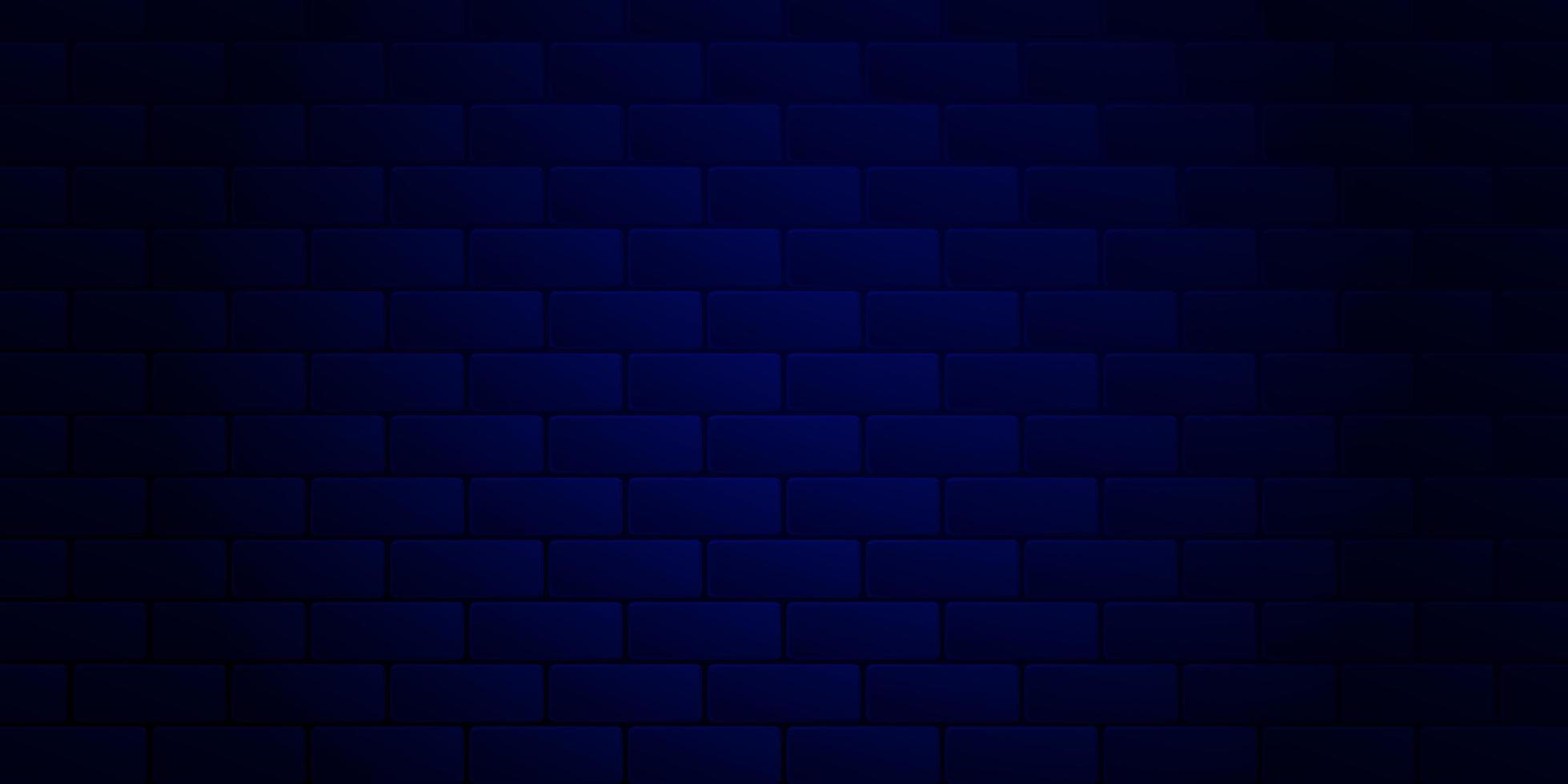 Blue brick wall background with place for your text. vector