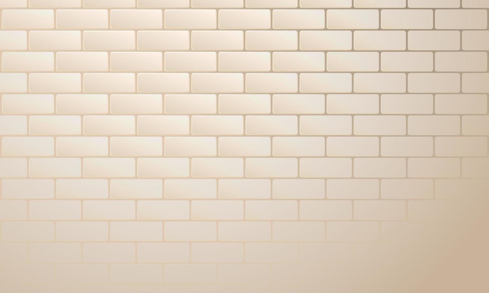 Beige brick wall background with place for your text. vector