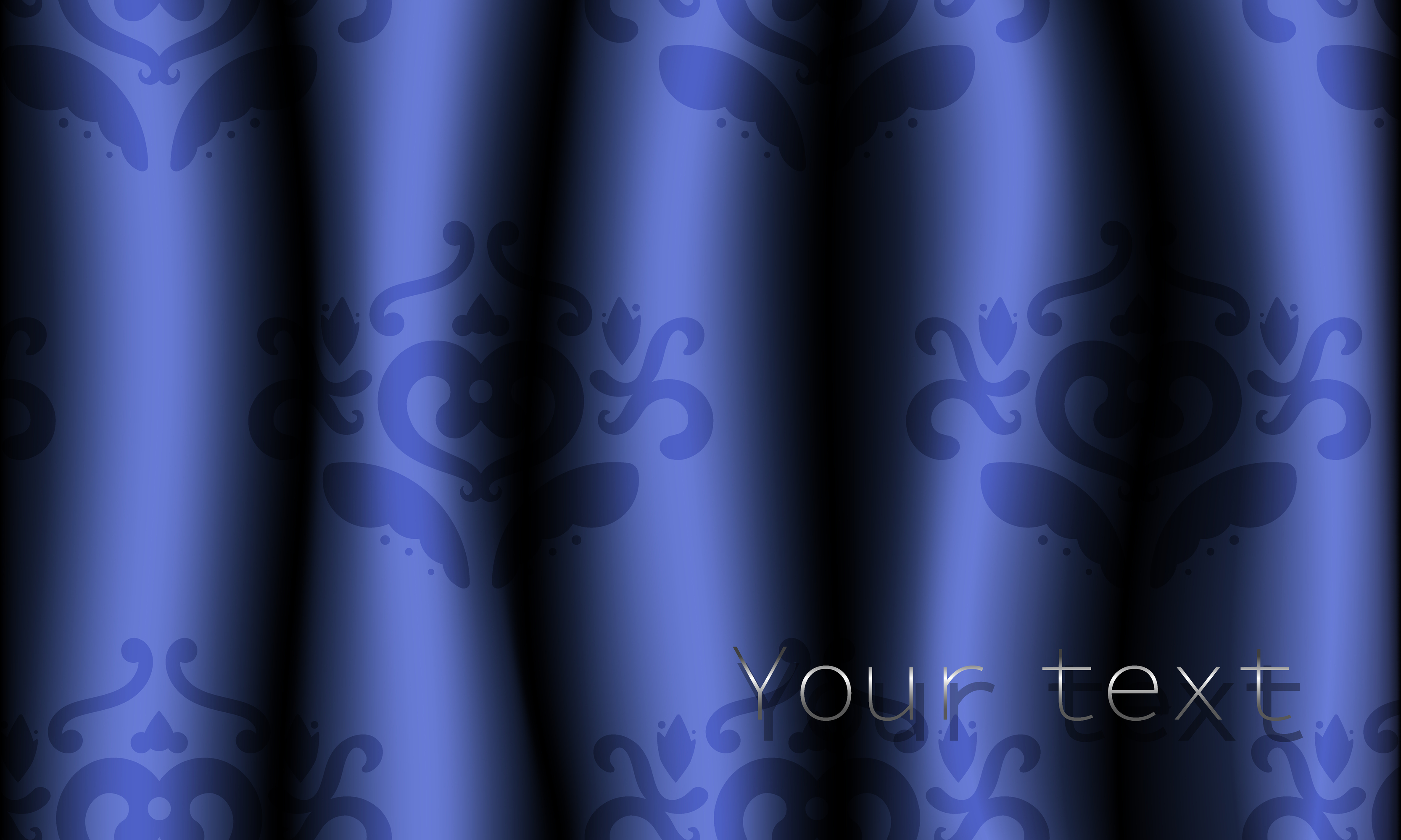 Purple realistic curtain with a pattern. Vector illustration. 4598477