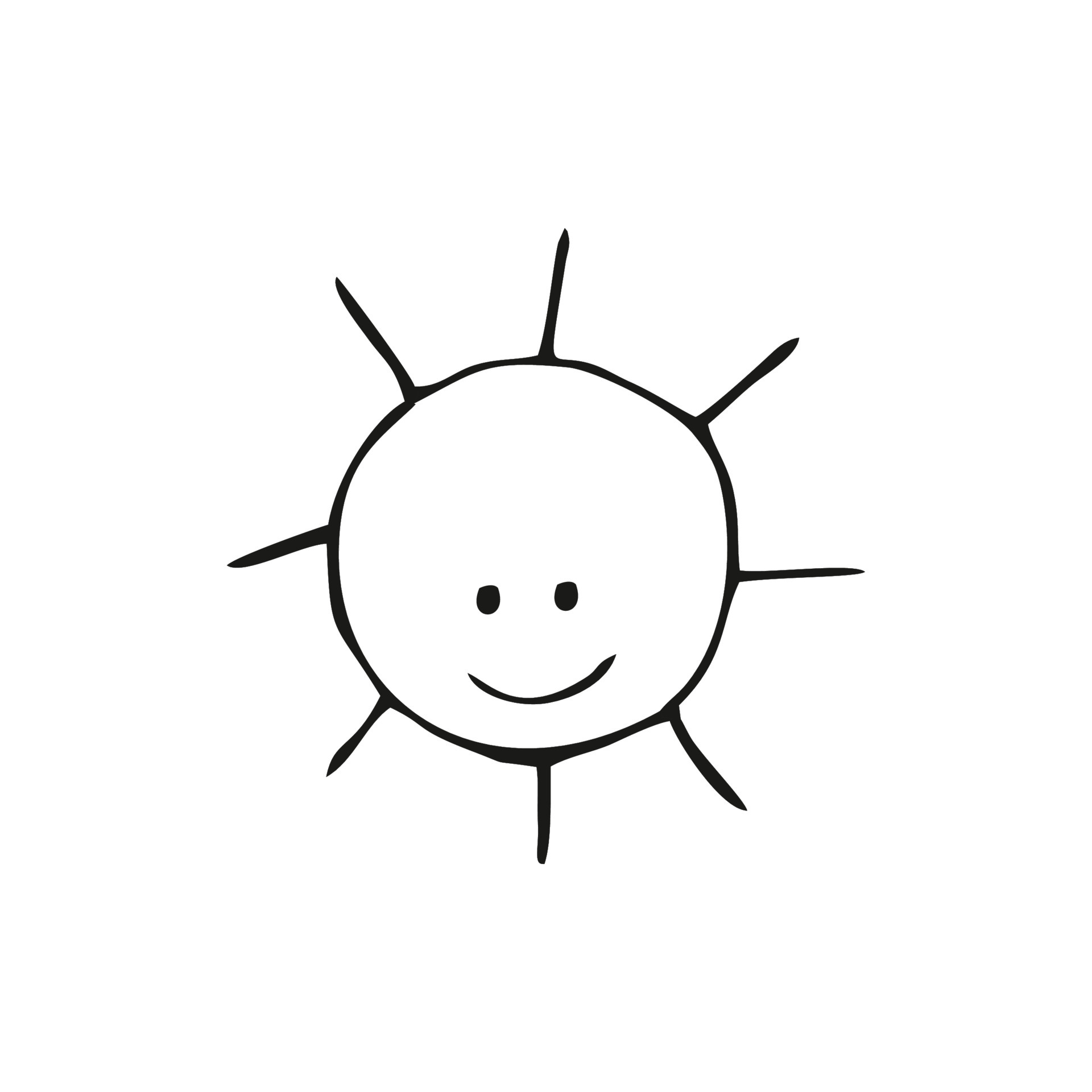 Bocetos Negros Acuarelas Metalizadas – La Sonrisa del Sol