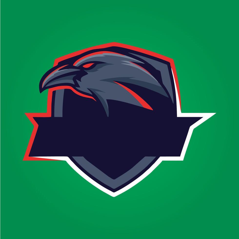 vector de diseño de logotipo de mascota de jugador, ilustración de jugador para equipo deportivo. estilo moderno del concepto del ilustrador para la insignia